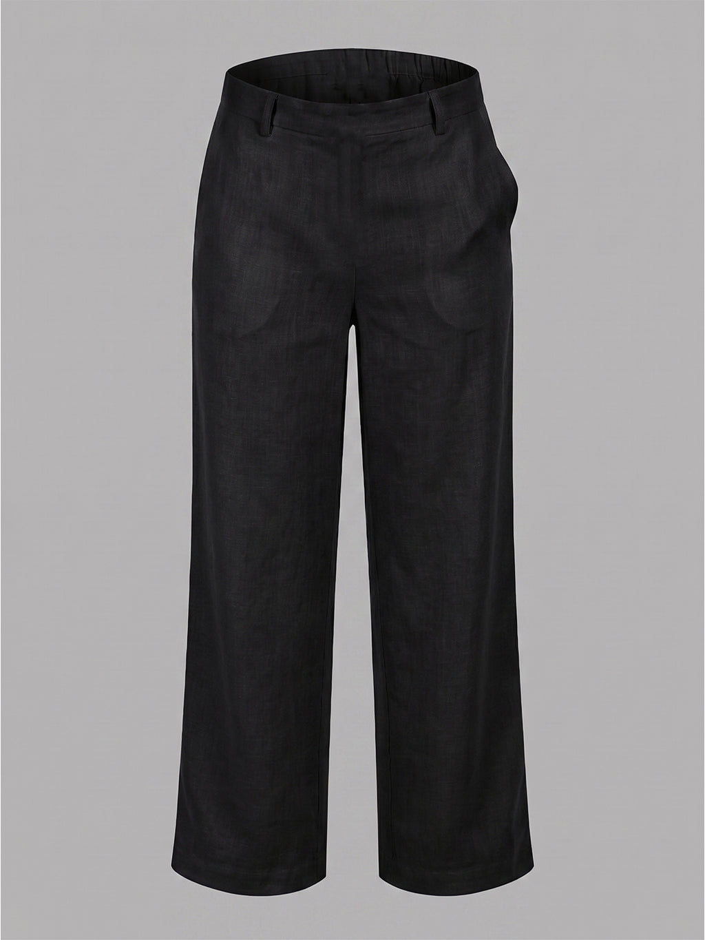 BLUE ROBED Black Color Trousers For Women And Girls