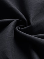 BLUE ROBED men's Casual Slim Fit Full Sleeve Cotton Kurta in Black view 20