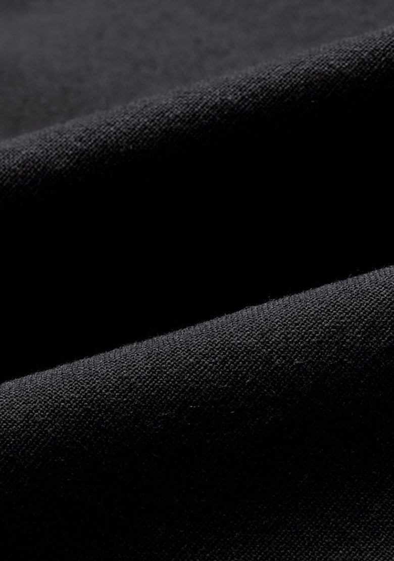 BLUE ROBED men's Casual Slim Fit Full Sleeve Double Pocket Cotton Kurta in Black view 25