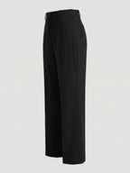 BLUE ROBED Black Color Trousers For Women And Girls