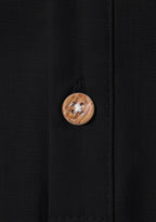 BLUE ROBED men's Half Sleeve Casual Cotton Kurta Office Wear in Black view 15
