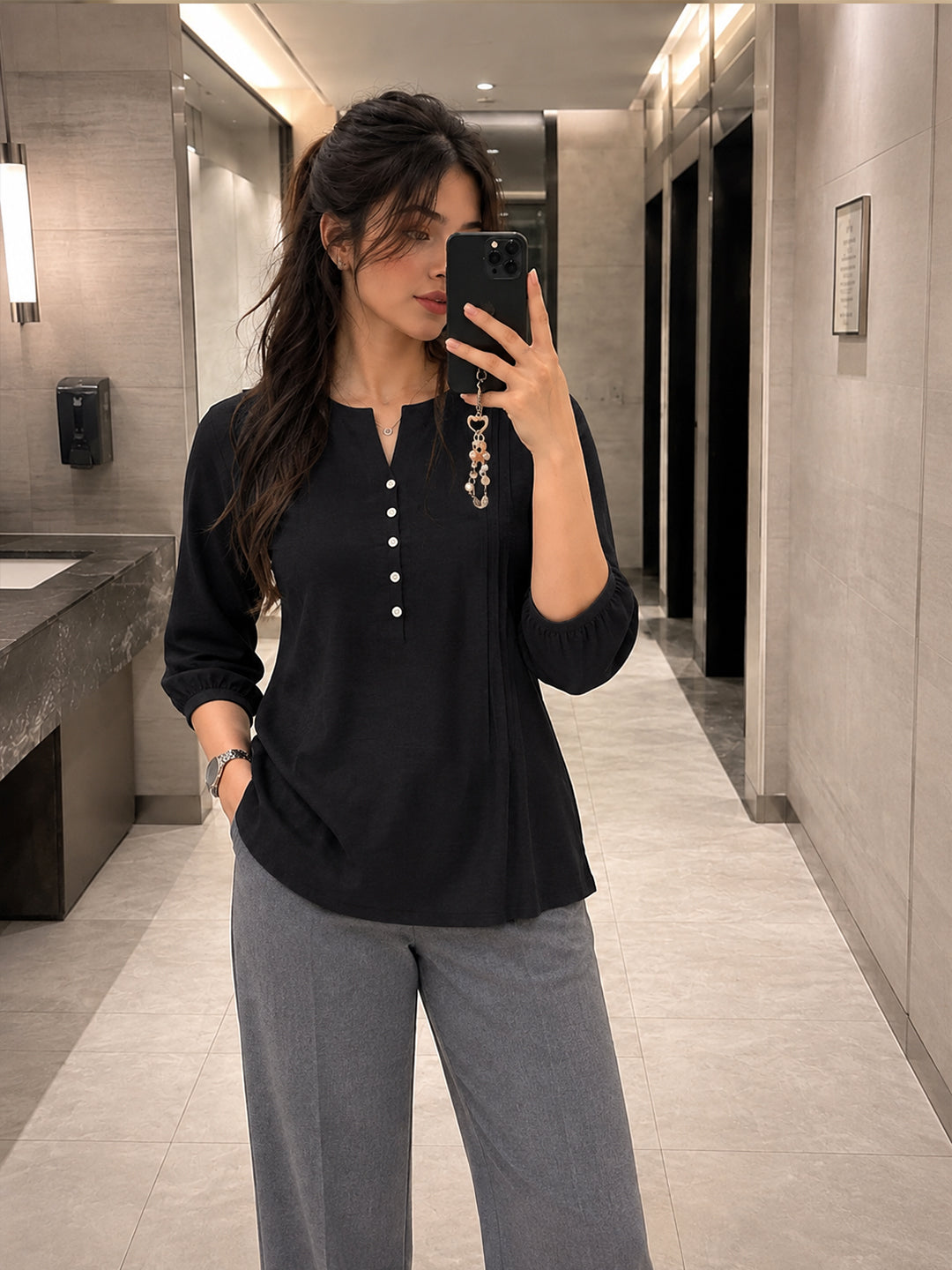 Elegant Viscose Rayon Casual Top for Women | Soft & Stylish Everyday Wear