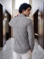 Men's Pure Cotton Striped Casual Shirt | Full Sleeve Button-Down Shirt | Regular Fit