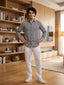 Men's Pure Cotton Striped Casual Shirt | Full Sleeve Button-Down Shirt | Regular Fit