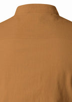BLUE ROBED men's Casual ZIP Style Full Sleeve Kurta in Golden view 19