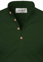 BLUE ROBED men's Casual Slim Fit Full Sleeve Kurta in Green view 18