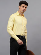 Men's Full Sleeve Spread Collar Premium Casual Shirt for Men in Black by BLUE ROBED, back view