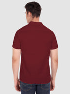 BLUE ROBED men's Half Sleeve Casual Cotton Kurta Daily Wear in Maroon view 35