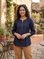 Elegant Viscose Rayon Casual Top for Women | Soft & Stylish Everyday Wear