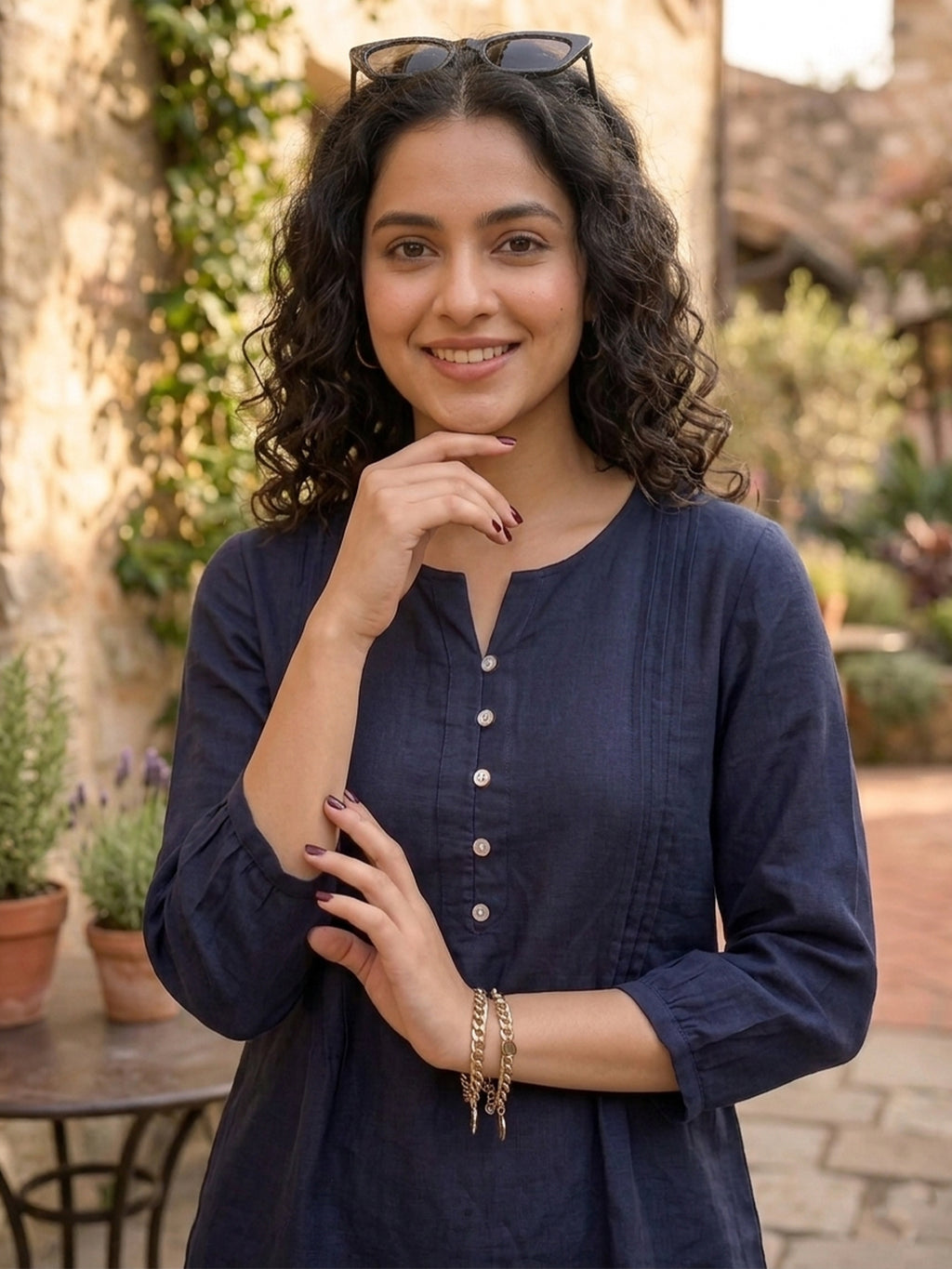Elegant Viscose Rayon Casual Top for Women | Soft & Stylish Everyday Wear