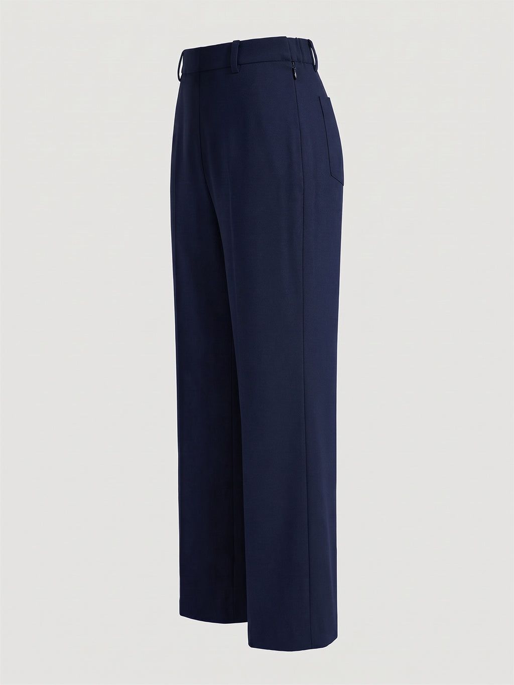 BLUE ROBED Navy Blue Color Trousers For Women And Girls