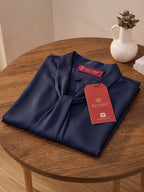 Women Solid Tie-Up Neck Crepe Top