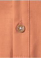 BLUE ROBED men's Half Sleeve Casual Cotton Kurta Office Wear in Orange view 39