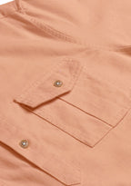 BLUE ROBED men's Casual Slim Fit Full Sleeve Double Pocket Cotton Kurta in Orange view 77