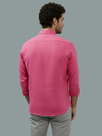 Full Sleeve Spread Collar Cotton Slim Shirt for Men and Boys in Shirt For Men And Green by BLUE ROBED, detail view