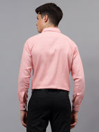 Men's Full Sleeve Spread Collar Premium Casual Shirt for Men in Black by BLUE ROBED, detail view