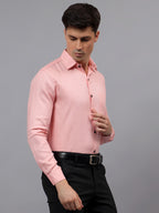 Men's Full Sleeve Spread Collar Premium Casual Shirt for Men in Black by BLUE ROBED, style view