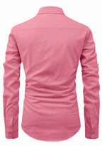 BLUE ROBED men's Full Sleeve Casual Cotton Kurta in Peach view 61
