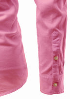 BLUE ROBED men's Casual Slim Fit Full Sleeve Double Pocket Cotton Kurta in Peach view 89