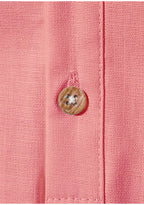 BLUE ROBED men's Half Sleeve Casual Cotton Kurta Office Wear in Peach view 43
