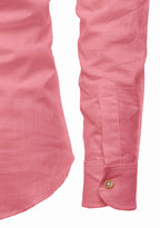 BLUE ROBED men's Casual Slim Fit Full Sleeve Kurta in Peach view 64