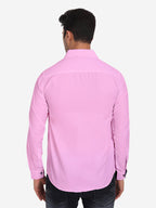 Men's Casual Full Sleeve XMan Shirt in White by BLUE ROBED, side view