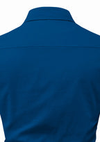BLUE ROBED men's Full Sleeve Casual Cotton Kurta in Royal view 79