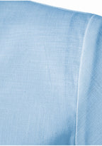 BLUE ROBED men's Half Sleeve Casual Cotton Kurta Office Wear in Sky view 4
