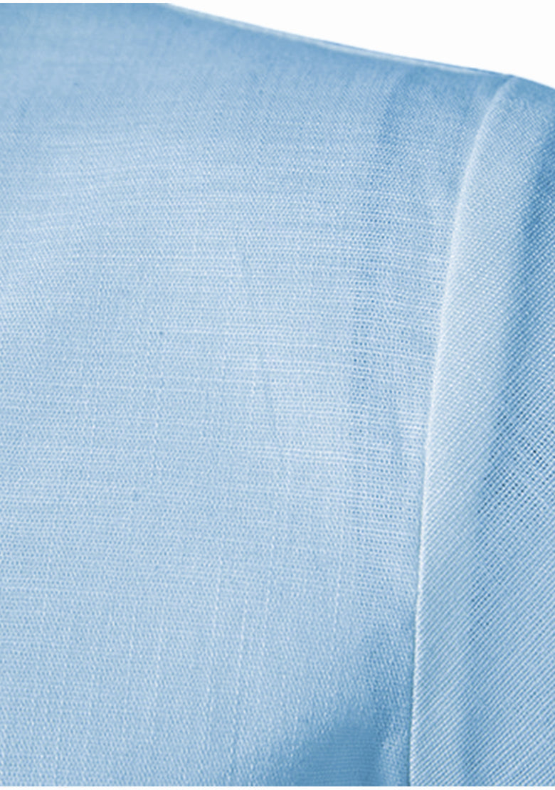 BLUE ROBED men's Half Sleeve Casual Cotton Kurta Office Wear in Sky view 4