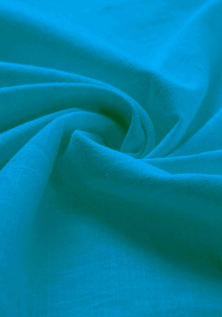 BLUE ROBED men's Casual Slim Fit Full Sleeve Kurta in Teal view 115
