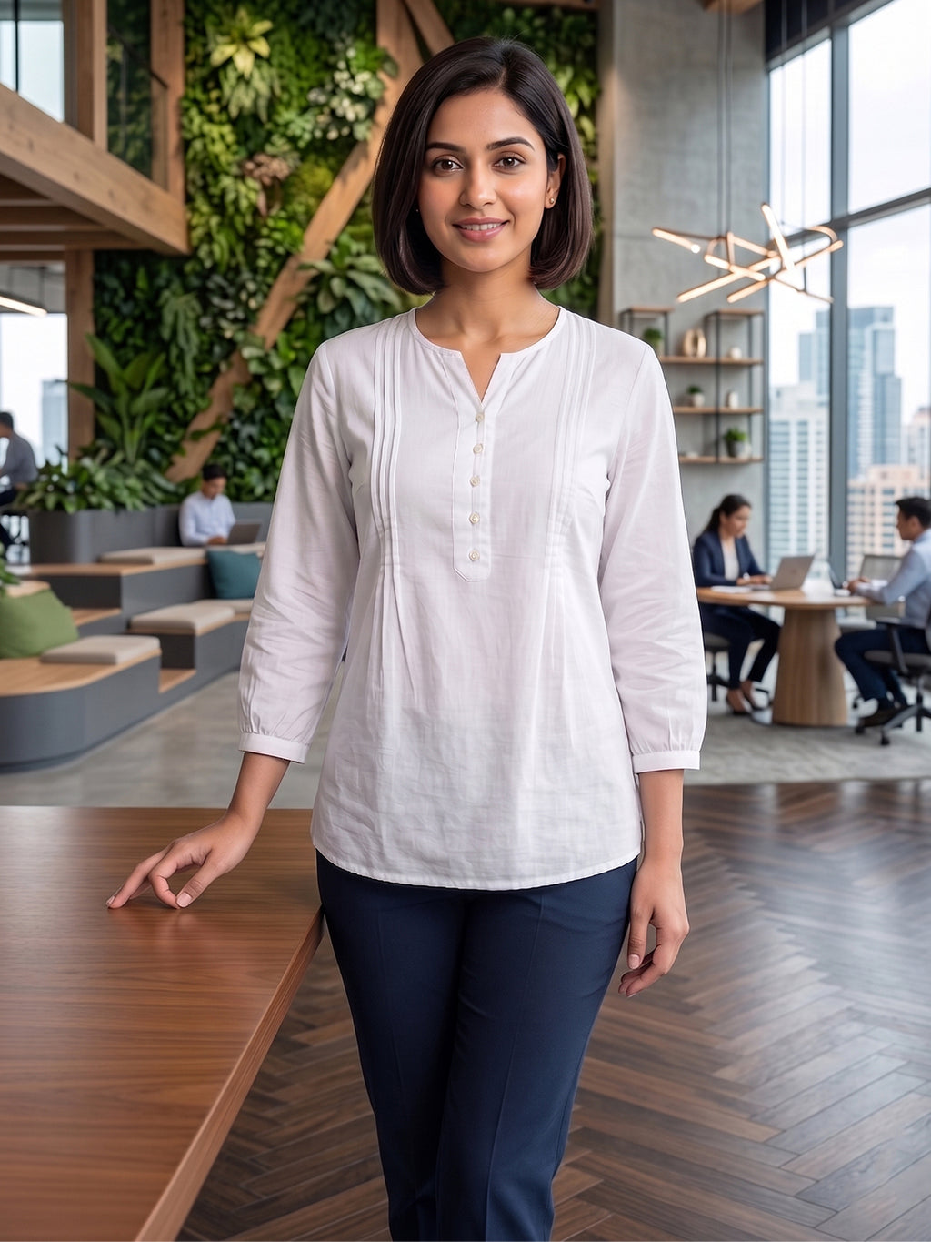 Elegant Viscose Rayon Casual Top for Women | Soft & Stylish Everyday Wear