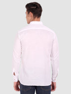 BLUE ROBED men's Casual ZIP Style Full Sleeve Cotton Kurta in White view 68