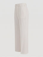 BLUE ROBED Cream Color Trousers For Women And Girls