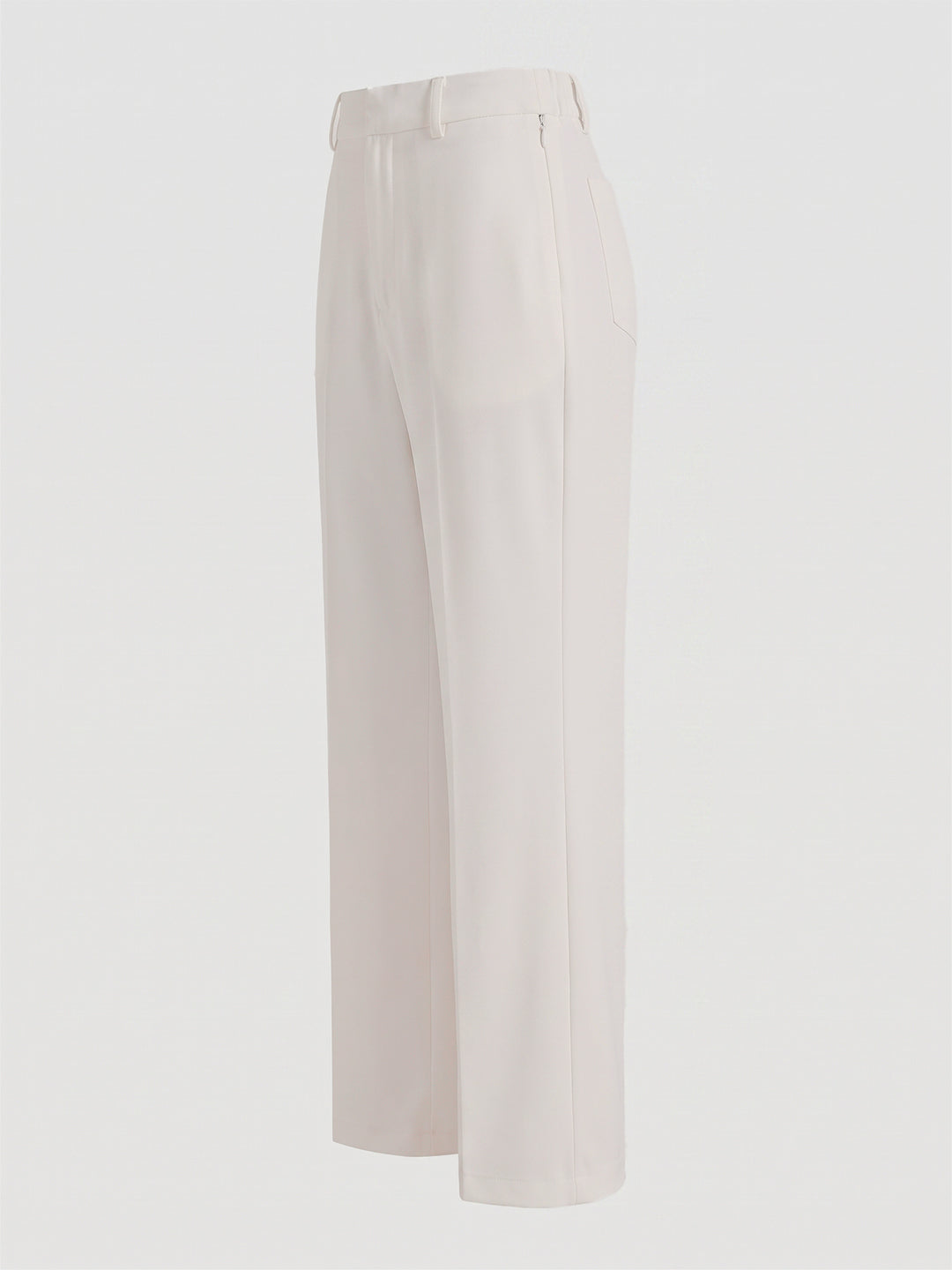 BLUE ROBED Cream Color Trousers For Women And Girls