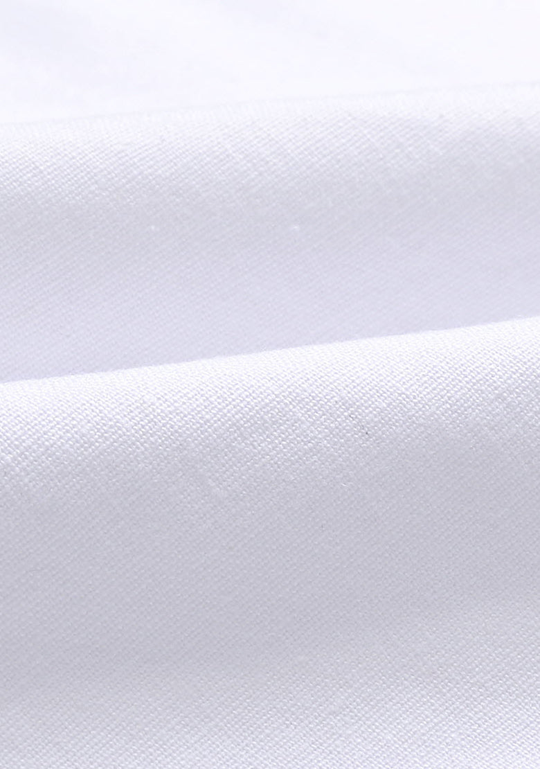 BLUE ROBED men's Casual Slim Fit Full Sleeve Double Pocket Cotton Kurta in White view 4