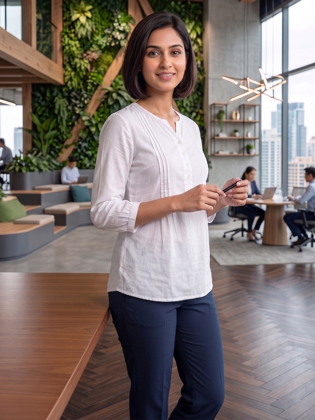 Elegant Viscose Rayon Casual Top for Women | Soft & Stylish Everyday Wear