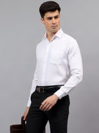 Men's Full Sleeve Spread Collar Premium Casual Shirt for Men in Black by BLUE ROBED, style view
