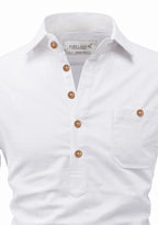 BLUE ROBED men's Full Sleeve Casual Cotton Kurta in White view 94