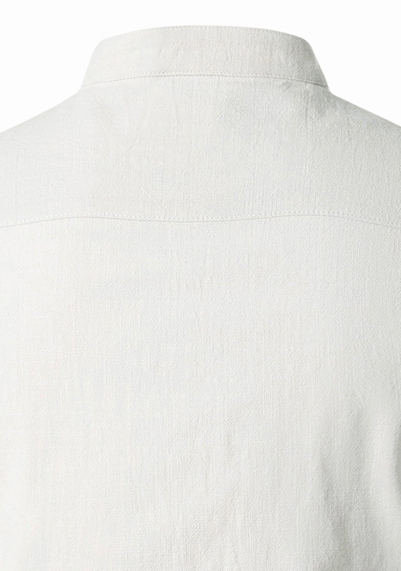 BLUE ROBED men's Casual ZIP Style Full Sleeve Kurta in White view 5
