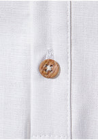 BLUE ROBED men's Half Sleeve Casual Cotton Kurta Office Wear in White view 55