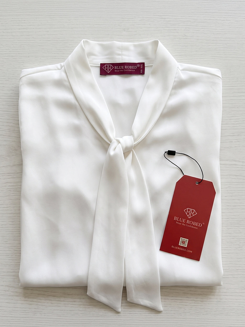 Women Solid Tie-Up Neck Crepe Top