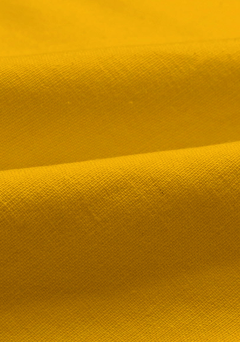 BLUE ROBED men's Casual Slim Fit Full Sleeve Double Pocket Cotton Kurta in Yellow view 67